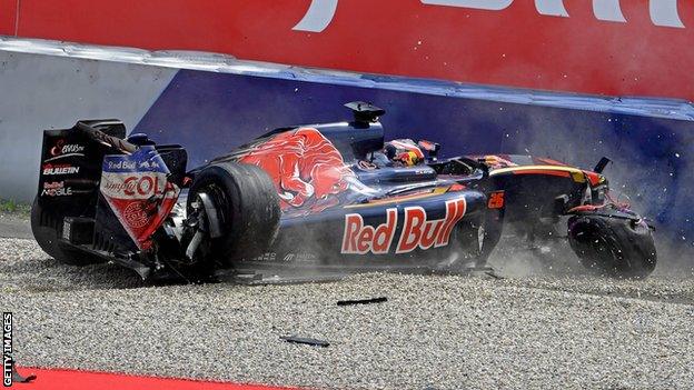 Toro Rosso F1 driver Daniil Kvyat