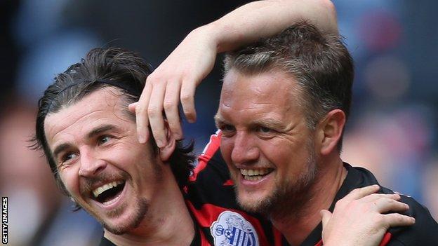 Joey Barton played alongside Clint Hill at Queens Park Rangers