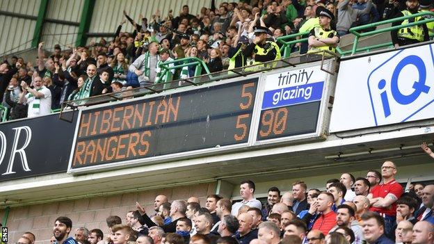 Hibs 5-5 Rangers