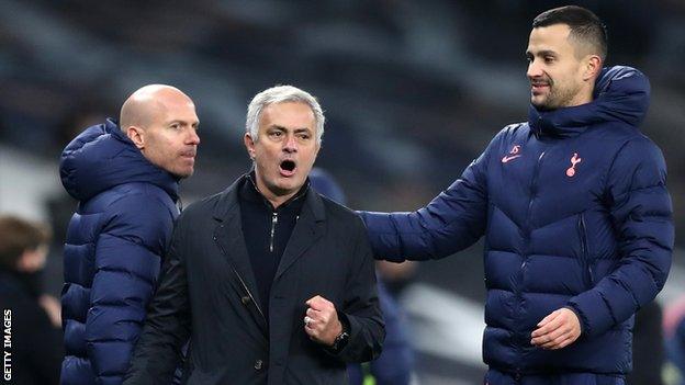 Jose Mourinho celebrates