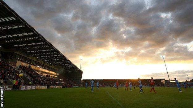 Morecambe moved into their 6,500-capacity Globe Arena home in 2010, three years after being admitted to the Football League