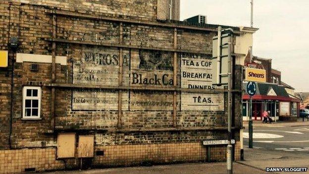 Clacton old billboards