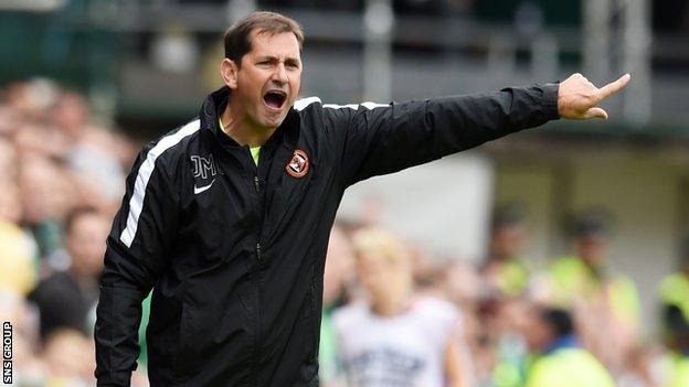 Dundee United manager Jackie McNamara