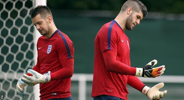 Tom Heaton and Fraser Forster