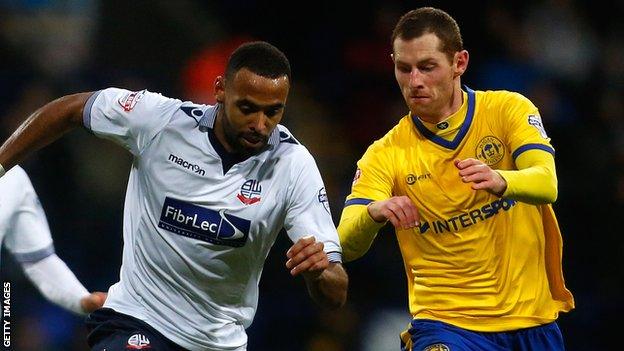 Liam Trotter of Bolton