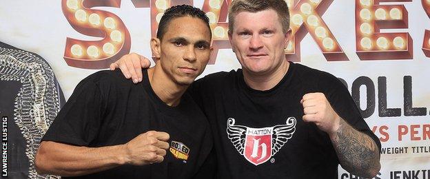 Darleys Perez and Ricky Hatton