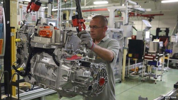 Worker at French Renault factory