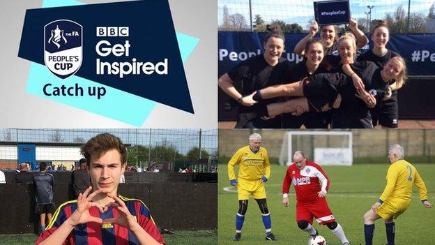 FA People's cup split image