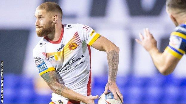 Sam Tomkins was in stunning form in Catalans' win over his old enemies Leeds