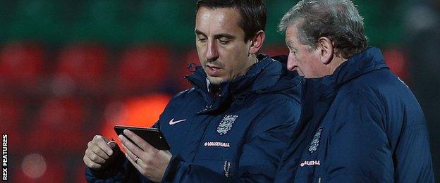 Gary neville and Roy Hodgson