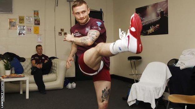 Northern Ireland boxer Carl Frampton