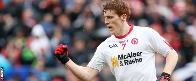 Tyrone vice captain Peter Harte scored his side's opening three points against St Mary's