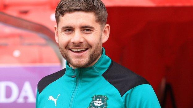 Plymouth Argyle's Joe Riley