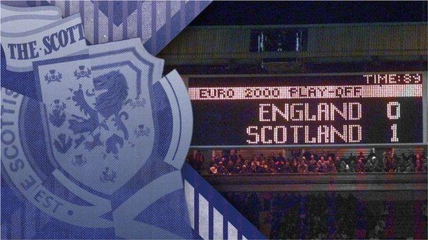 England v Scotland graphic