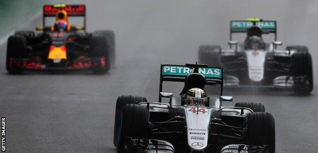 Max Verstappen during the 2016 Brazilian Grand Prix