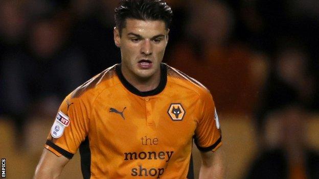 Ben Marshall in action for Wolves