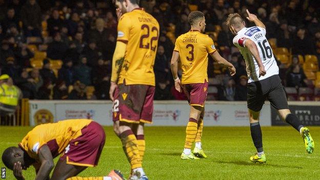 Sam Foley's goal was St Mirren's fourth in the opening 43 minutes