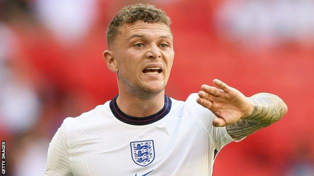 Trippier started at left-back in England's Euro 2020 Group D win over Croatia