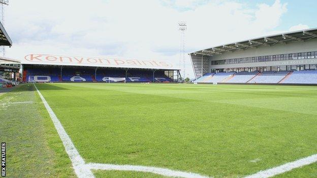 Oldham Athletic's Boundary Park ground