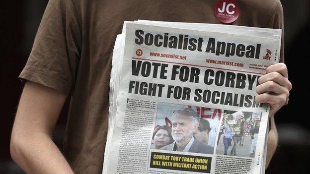 Activist with socialist newspaper