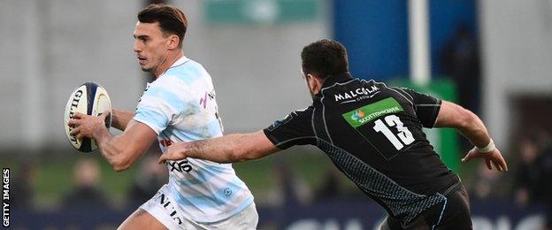 Juan Imhoff scored an early try for Racing 92