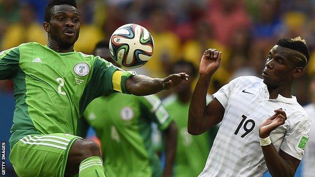 Nigeria v France at the 2014 World Cup