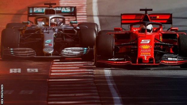 Hamilton and Vettel