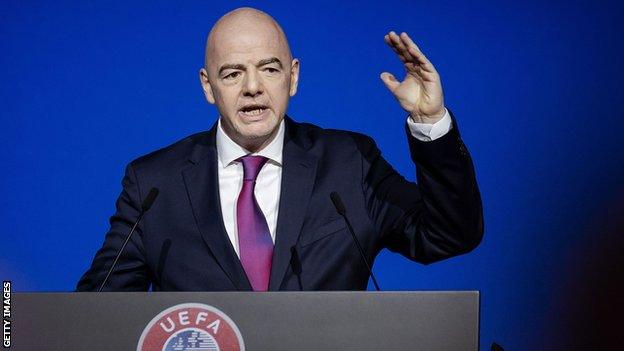 Fifa president Gianni Infantino