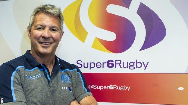 Scottish Rugby head of academies Sean Lineen helped launch Super6 in May