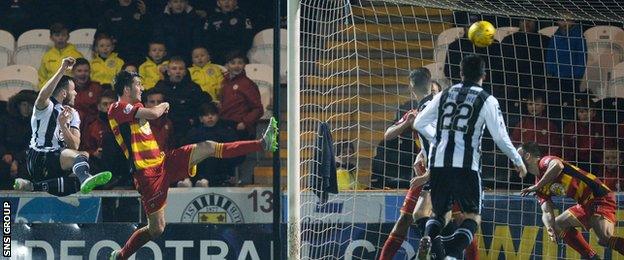 Keith Watson strikes late on for St Mirren