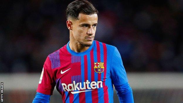 Barcelona midfielder Philippe Coutinho