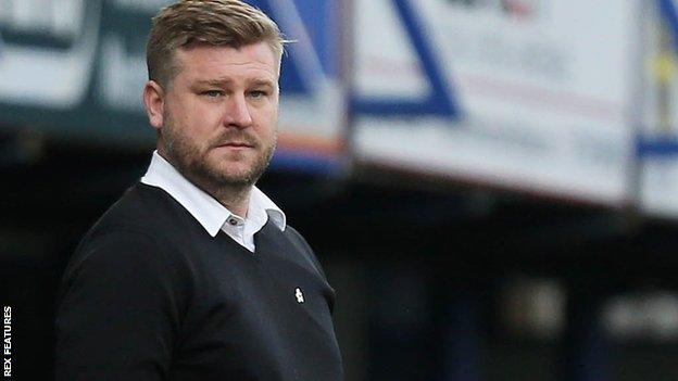 Oxford United manager Karl Robinson