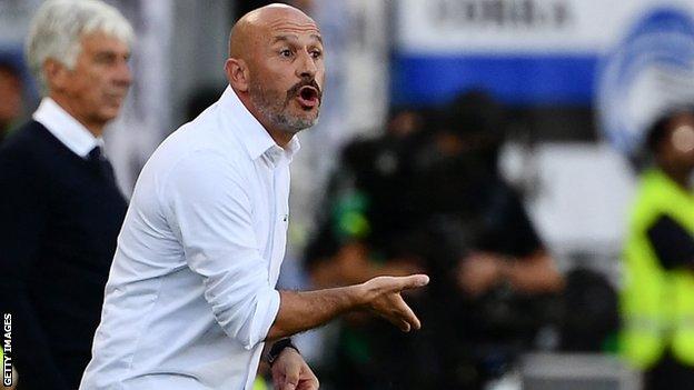 Fiorentina head coach Vincenzo Italiano