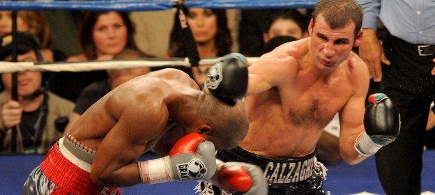 Joe Calzaghe's 2008 win over Bernard Hopkins in Las Vegas was his penultimate fight