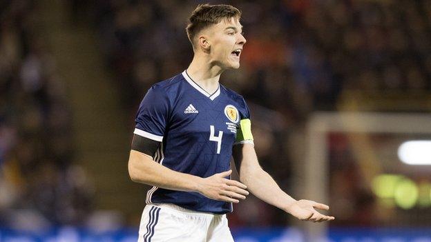 Scotland defender Kieran Tierney