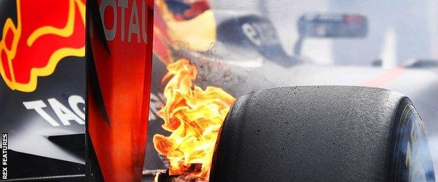 Max Verstappen fire