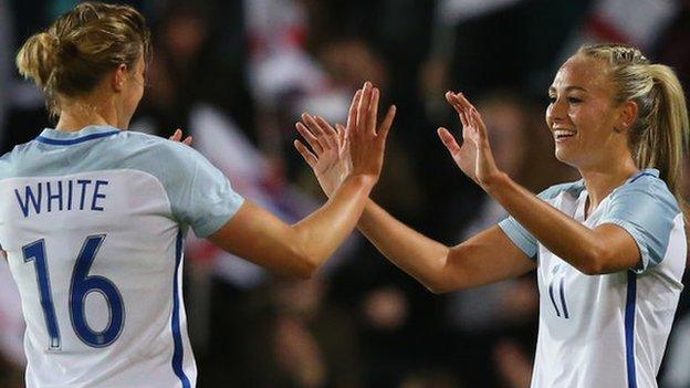 Ellen White and Toni Duggan