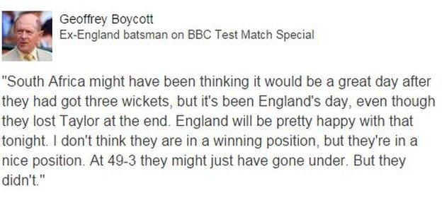 Geoffrey Boycott analysis