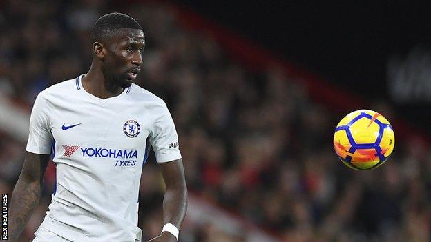 Chelsea defender Antonio Rudiger