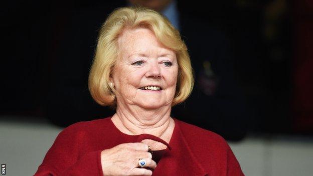 Hearts owner Ann Budge