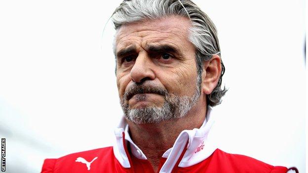 Maurizio Arrivabene of Ferrari