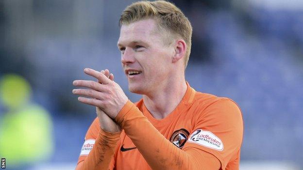 Dundee United forward Billy Mckay