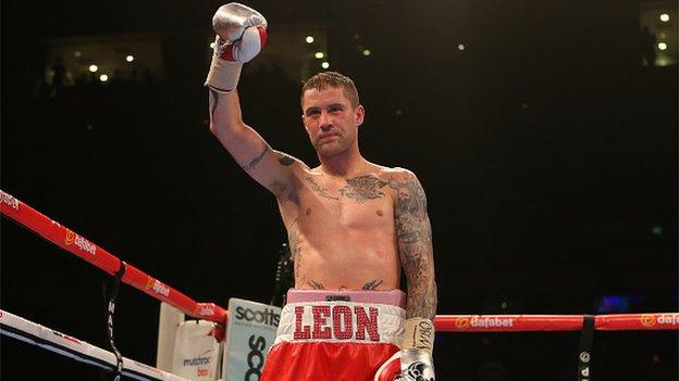 Burns claimed the vacant WBO inter-continental lightweight title