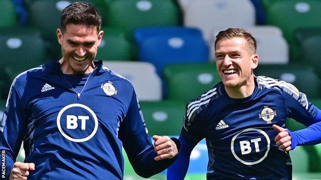 Steven Davis and Kyle Lafferty