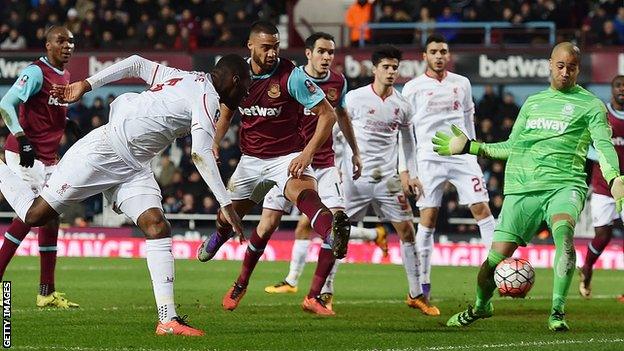 West Ham v Liverpool