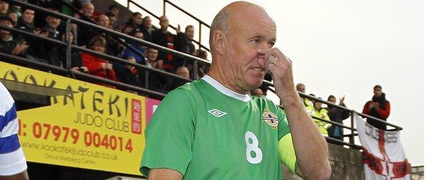 Sammy McIlroy made 88 appearances for Northern Ireland between 1972 and 1987