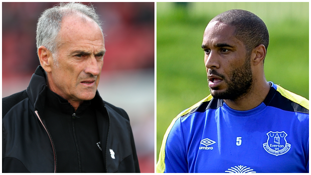 Francesco Guidolin and Ashley Williams