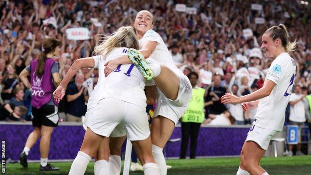 England celebrate