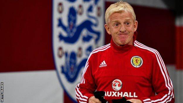 Scotland head coach Gordon Strachan