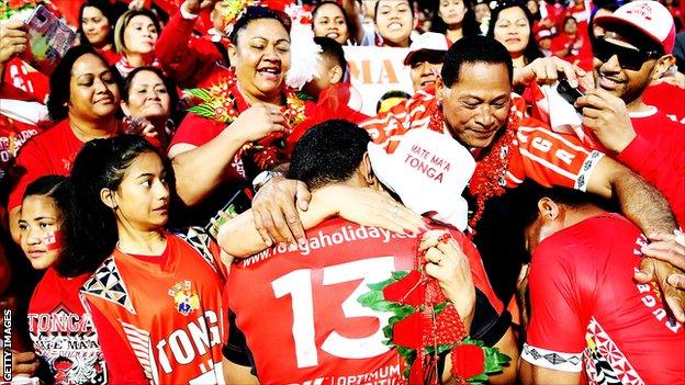 Tonga supporters